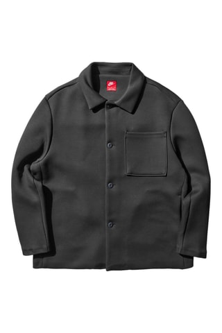 Sovracamicia regular in pile Tech - Antracite - Nike