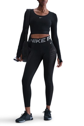 Leggings a vita alta - Nero - Nike