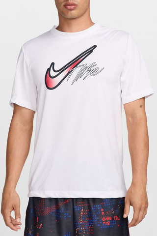T-shirt da basket - Bianco - Nike