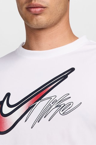 T-shirt da basket - Bianco - Nike