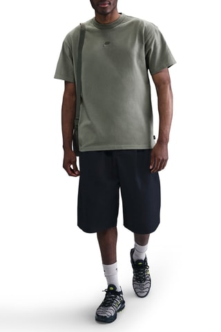 T-shirt in cotone bio - Grigio - Nike
