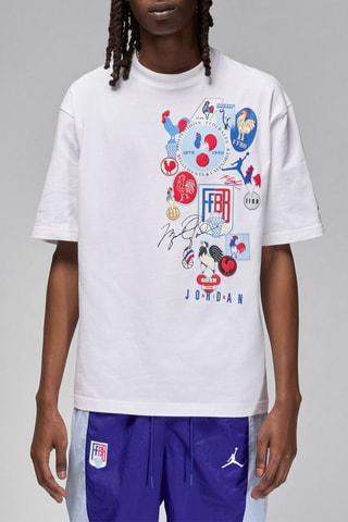 T-shirt da basket Federazione cestistica della Francia - Bianco