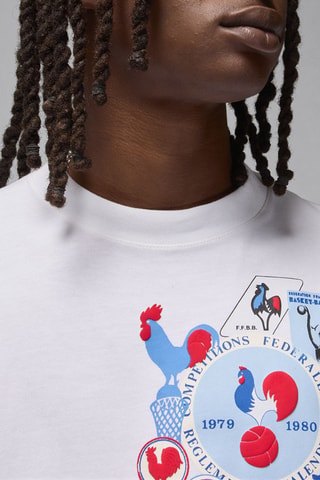 T-shirt da basket Federazione cestistica della Francia - Bianco
