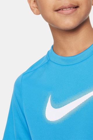 T-shirt da training - Azzurro e bianco - Nike
