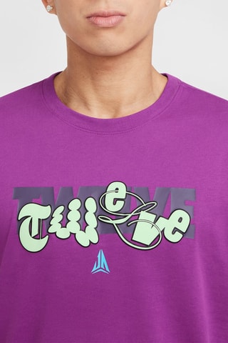 T-shirt da basket Ja Morant - Viola - Nike