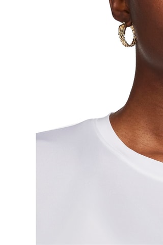 T-shirt slim da training - Bianco - Nike
