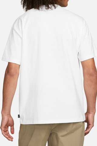 T-shirt oversize in cotone bio Nike Premium - Bianco - Nike