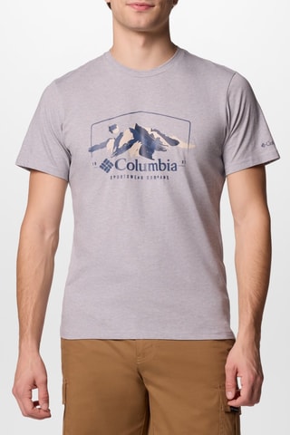 T-shirt in cotone bio Path Lake™ - Grigio chiaro