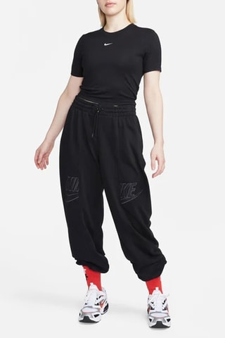 T-shirt cropped - Nero - Nike