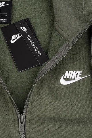 Felpa con cappuccio - Verde scuro - Nike