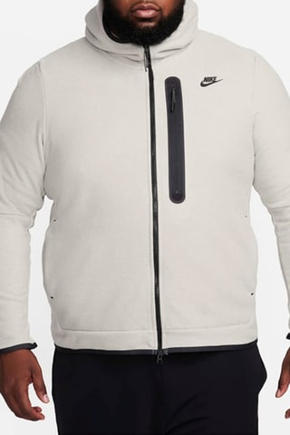 Felpa in pile con cappuccio - Grigio - Nike