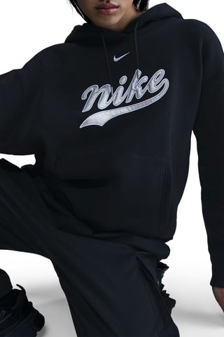 Felpa in pile con cappuccio Phoenix - Nero - Nike