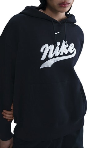 Felpa in pile con cappuccio Phoenix - Nero - Nike