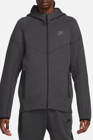 Felpa in pile con cappuccio Tech - Grigio - Nike
