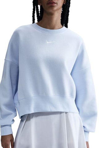 Felpa in pile - Celeste - Nike