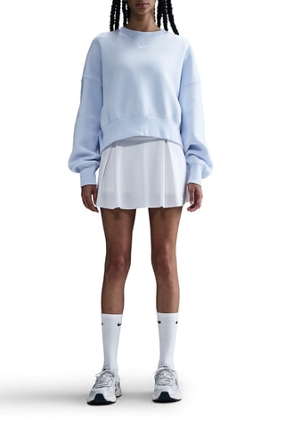 Felpa in pile - Celeste - Nike