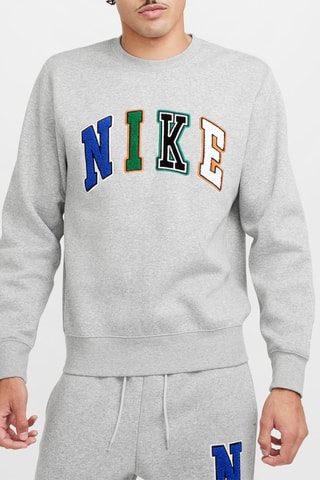 Felpa in pile - Grigio melange - Nike