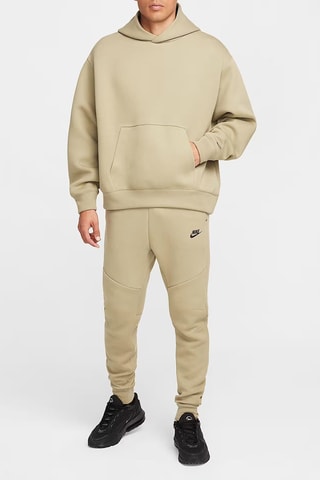 Felpa oversize in pile - Verde oliva - Nike