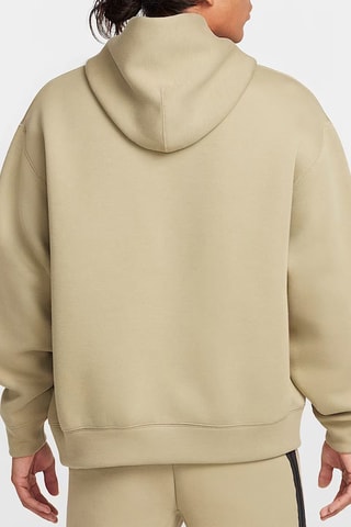 Felpa oversize in pile - Verde oliva - Nike