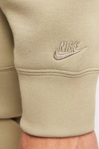 Felpa oversize in pile - Verde oliva - Nike