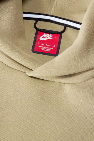 Felpa oversize in pile - Verde oliva - Nike
