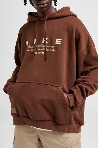 Felpa con cappuccio - Marrone - Nike