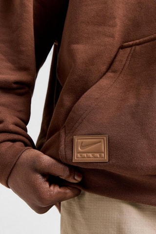 Felpa con cappuccio - Marrone - Nike