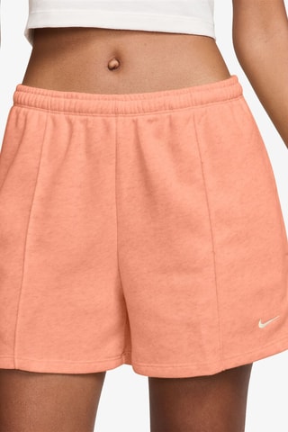 Shorts sportivi in pile - Rosa - Nike