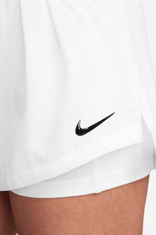 Shorts da tennis a vita alta - Bianco - Nike