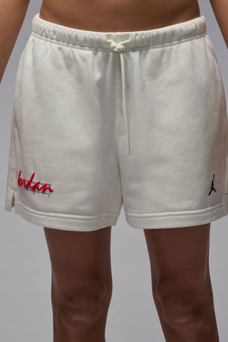 Shorts taglio ampio in pile - Ecrù - Jordan