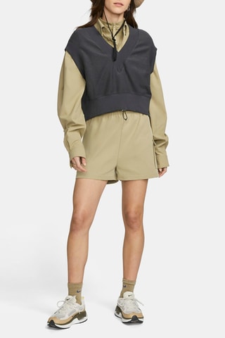 Shorts a vita alta - Verde - Nike