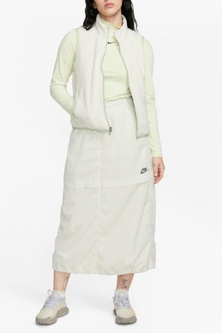 Gonna cargo a vita alta - Verde chiaro - Nike