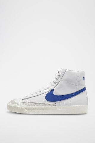 Sneakers in pelle Blazer - Bianco e blu - Nike