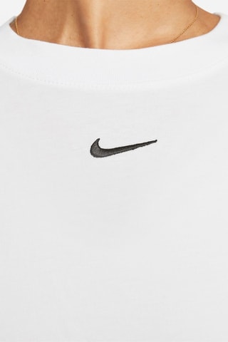 Abito corto in cotone bio - Bianco - Nike
