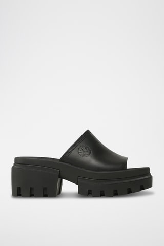 Ciabatte platform - Nero