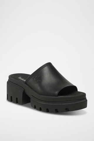 Ciabatte platform - Nero