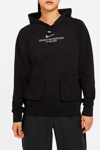Felpa con cappuccio Swoosh  Nero