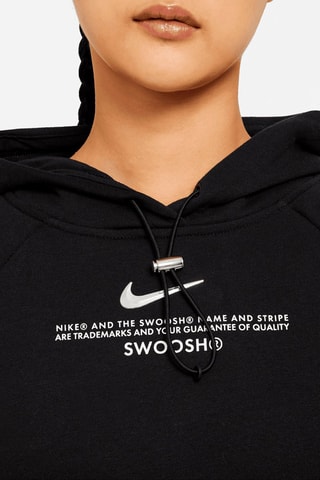 Felpa con cappuccio Swoosh  Nero