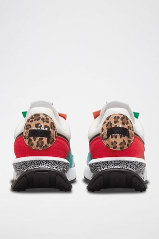 Air Max Pre-Day SE Safari in pelle scamosciata - Bianco e nero