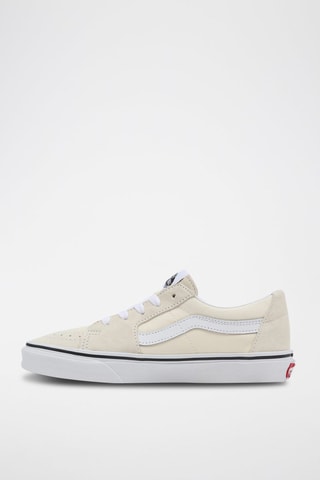 Sneakers in pelle scamosciata SK8-Low Ecrù