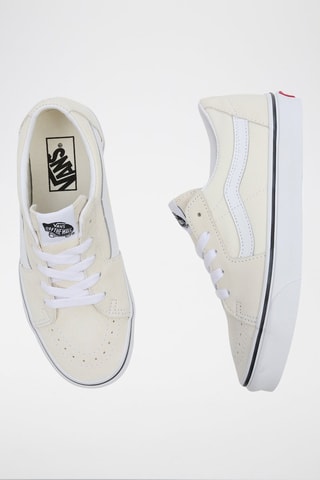 Sneakers in pelle scamosciata SK8-Low Ecrù
