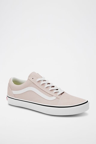Sneakers in pelle Old Skool Rosa e bianco