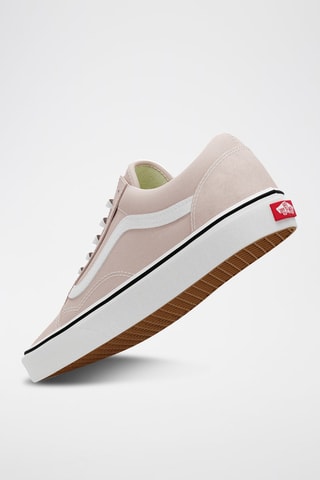 Sneakers in pelle Old Skool Rosa e bianco