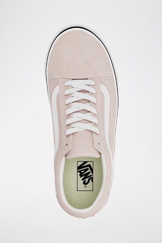 Sneakers in pelle Old Skool Rosa e bianco