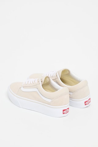 Sneakers platform in pelle scamosciata UA Old Skool  - Beige