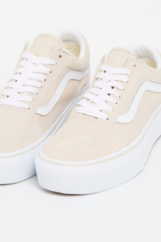 Sneakers platform in pelle scamosciata UA Old Skool  - Beige
