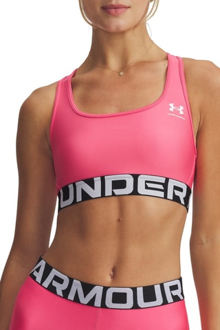Brassière Heatgear - Rose et noir