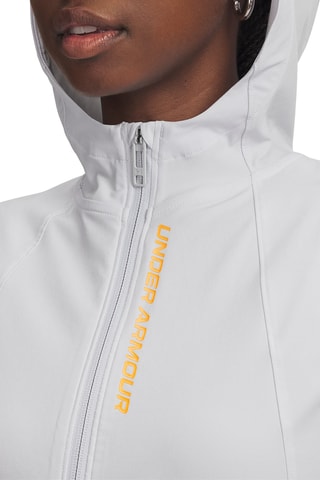 Sweat de running à capuche Launch Storm - Gris clair