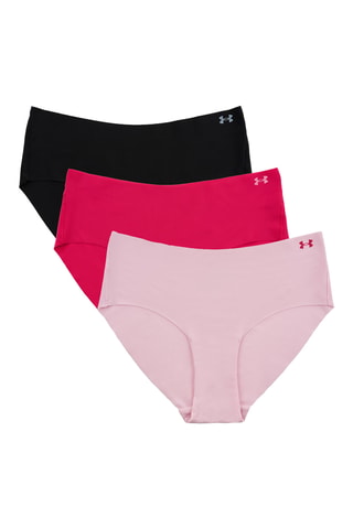 3 culottes Pure - Rose poudré et fuchsia
