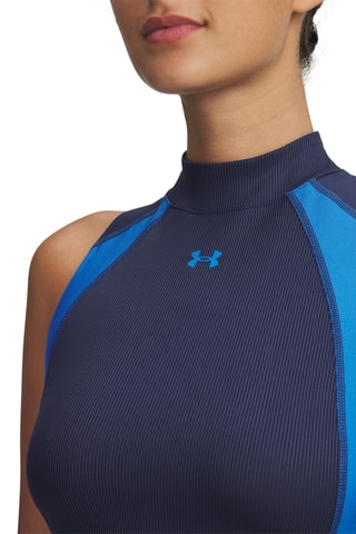 Crop top d’entraînement Heatgear - Bleu marine